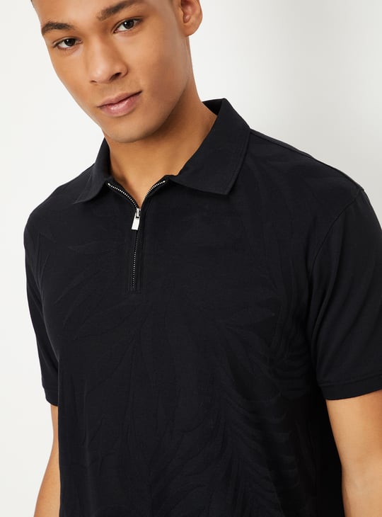 Men Solid Polo T-shirt