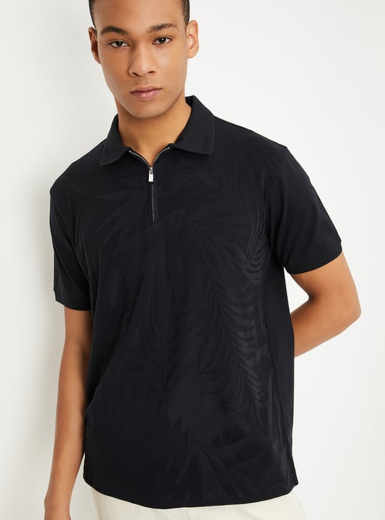 Men Solid Polo T-shirt