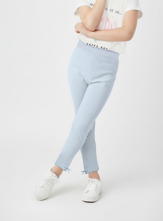 Girls Solid Leggings