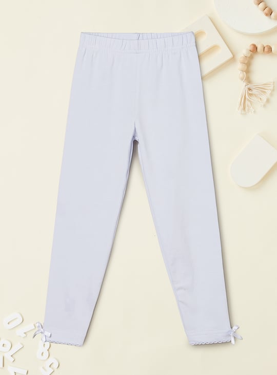 Girls Solid Leggings