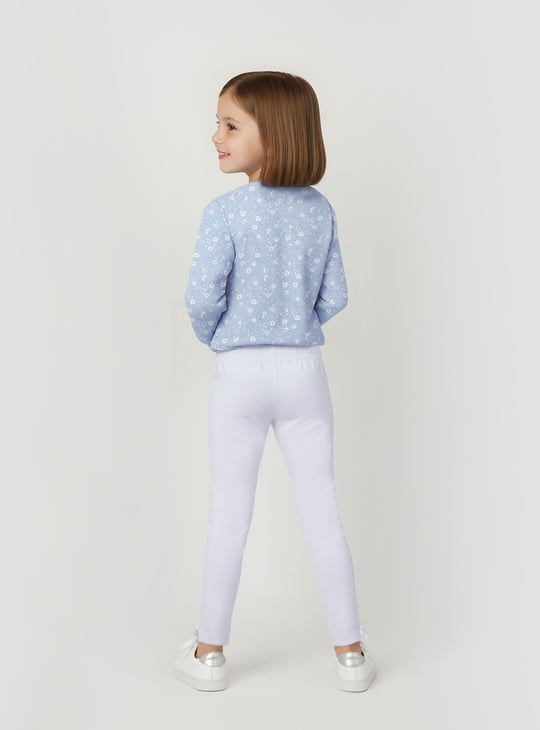 Girls Solid Leggings