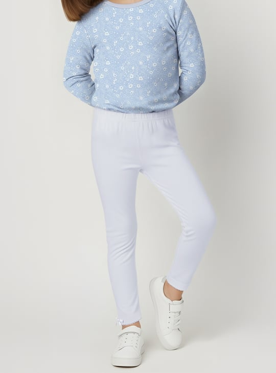 Girls Solid Leggings