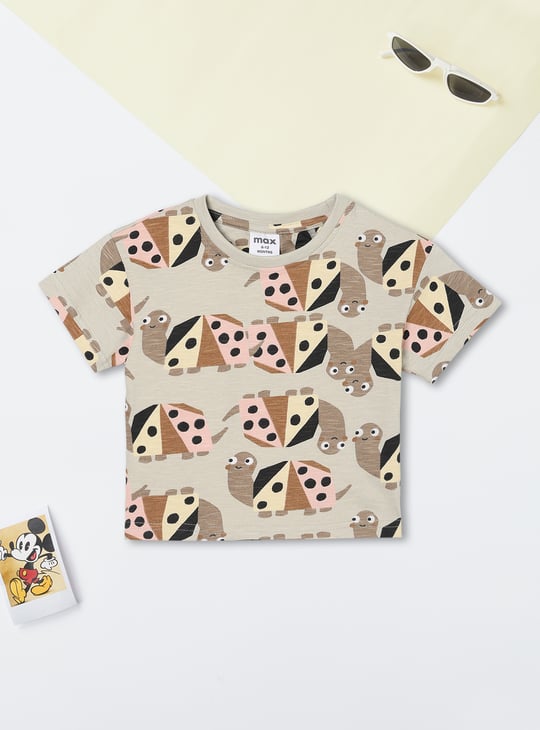 Boys Printed Shorts Set