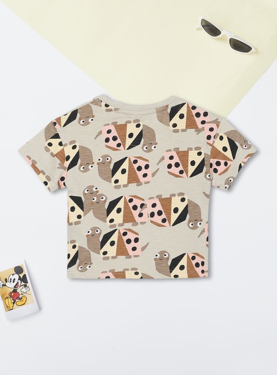 Boys Printed Shorts Set