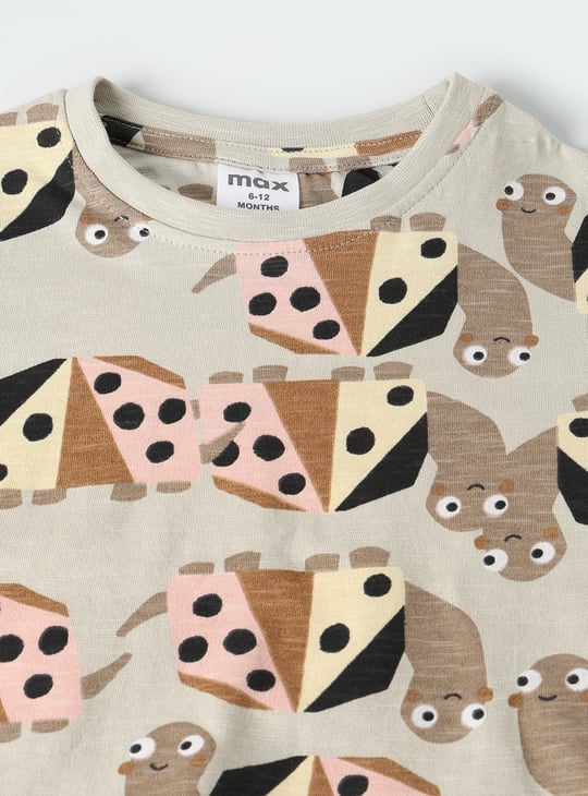 Boys Printed Shorts Set