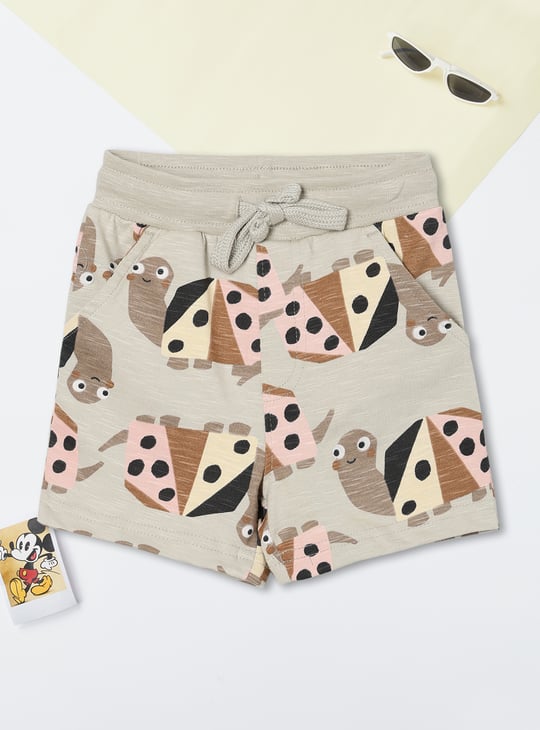 Boys Printed Shorts Set