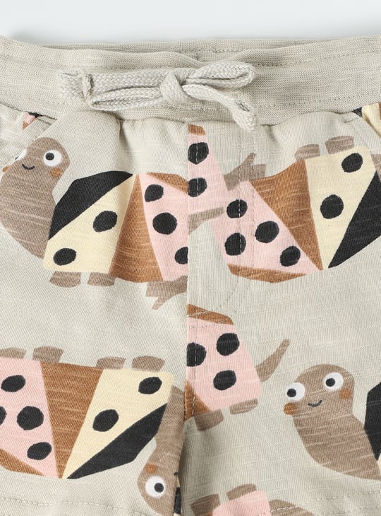 Boys Printed Shorts Set