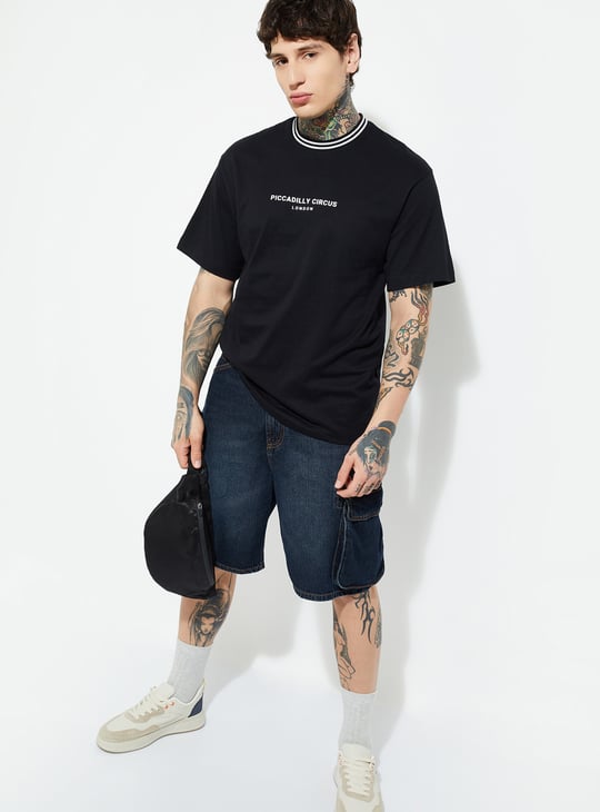 URB_N Men Printed Relaxed Fit T-shirt