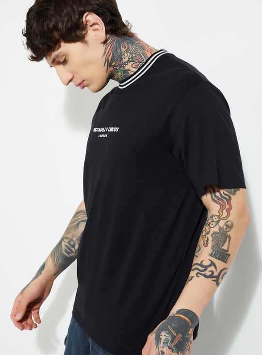 URB_N Men Printed Relaxed Fit T-shirt