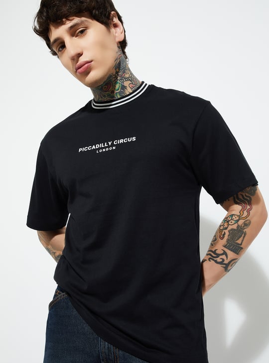 URB_N Men Printed Relaxed Fit T-shirt