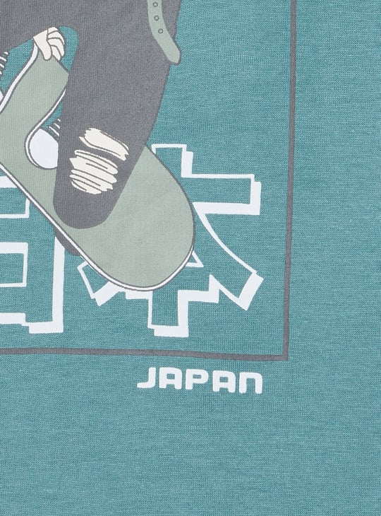 Boys Anime Printed T-shirt