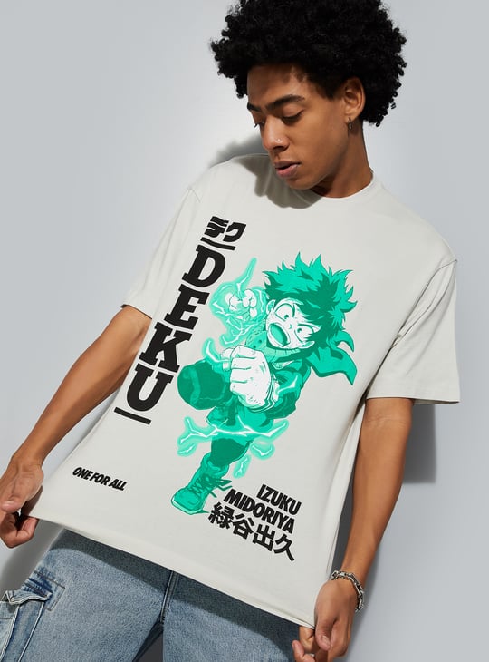 URB_N Men Deku Print T-shirt
