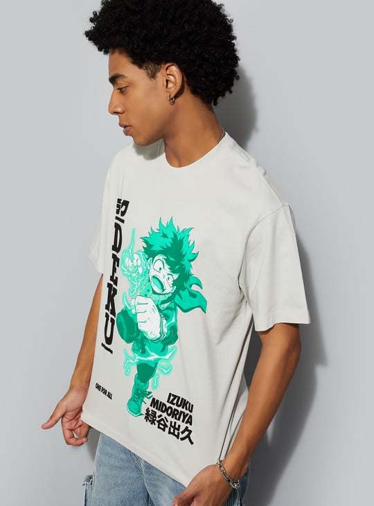 URB_N Men Deku Print T-shirt
