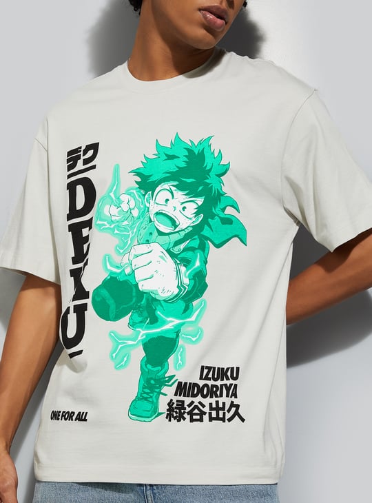 URB_N Men Deku Print T-shirt