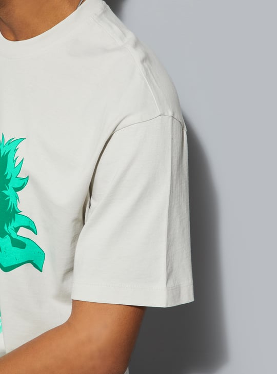 URB_N Men Deku Print T-shirt