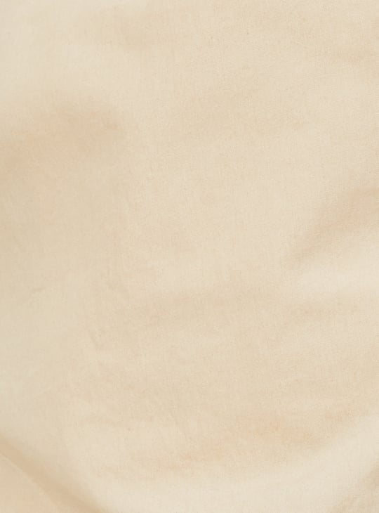 Boys Solid Relaxed Fit Cargo Trousers