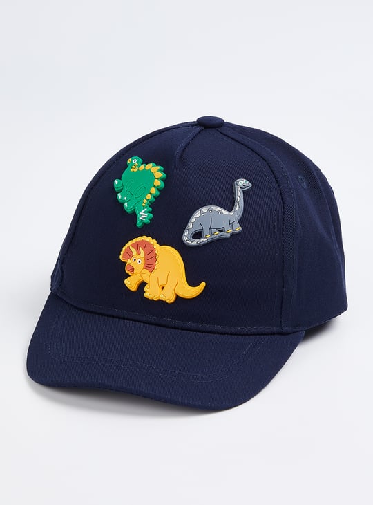Boys Dino Applique Baseball Cap