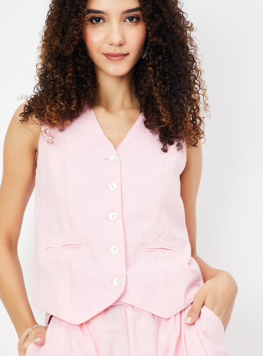 Kalki x Max Women Solid Waistcoat