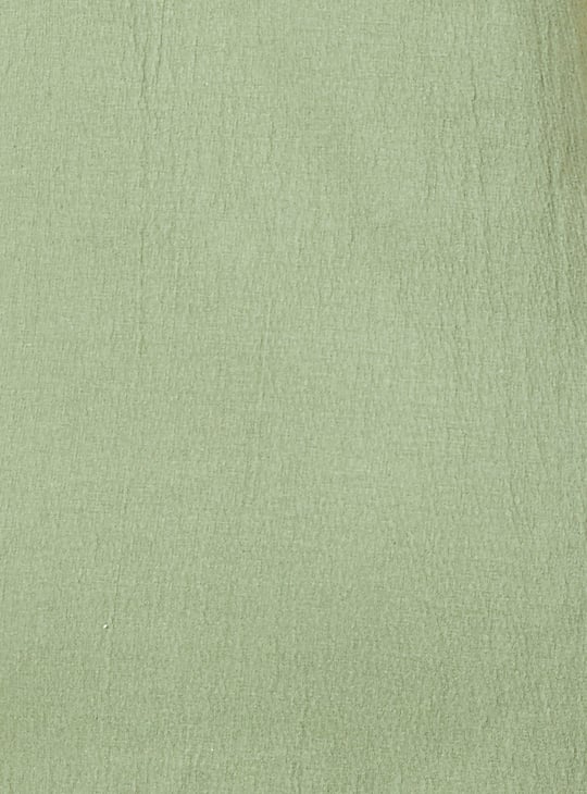 Girls Solid Knit Dress with T-shirt