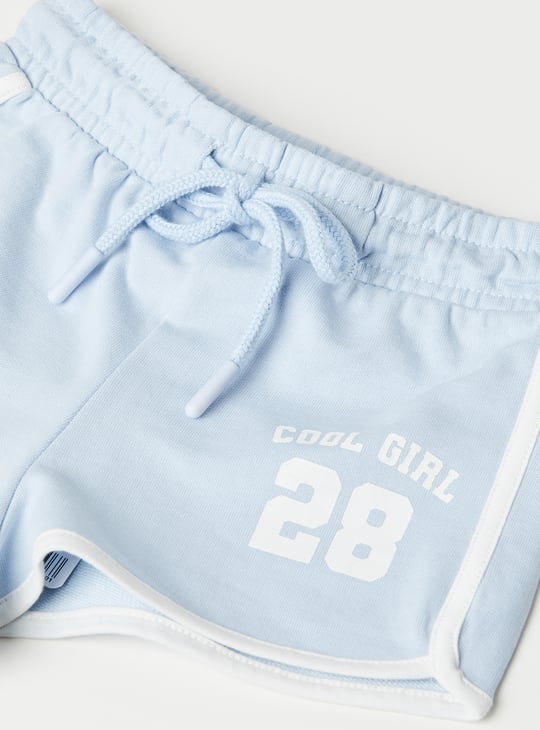 Girls Colourblock Shorts Set