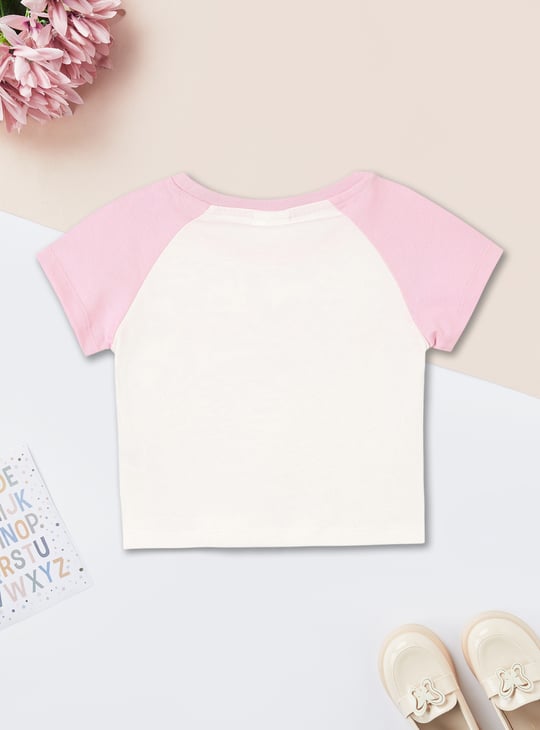 Girls Colourblock Shorts Set