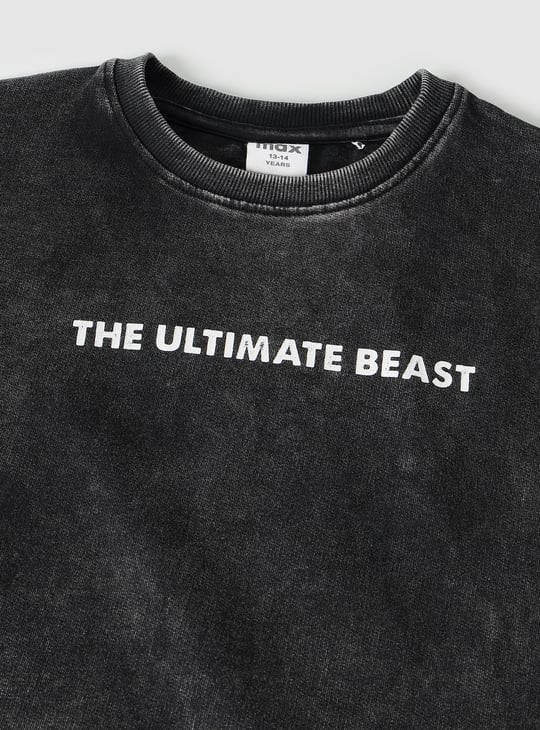 Boys Washed Oversized T-shirt