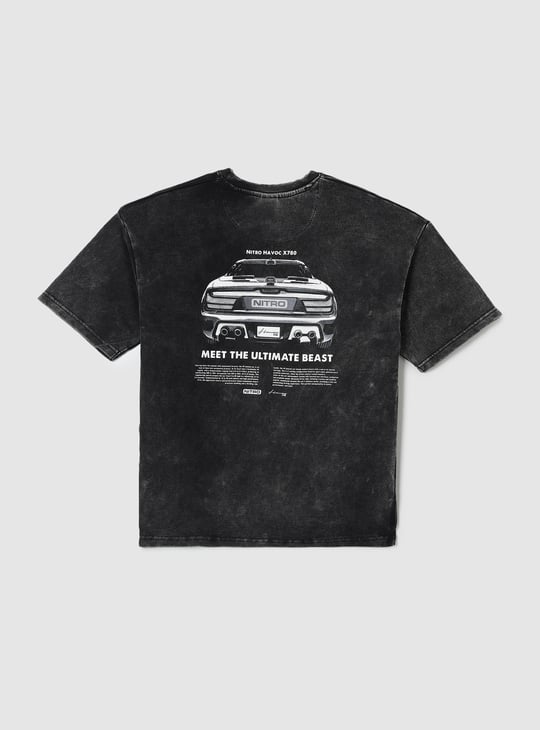 Boys Washed Oversized T-shirt