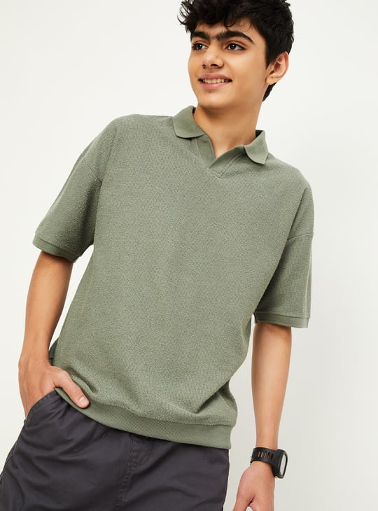 Boys Knit Polo T-shirt