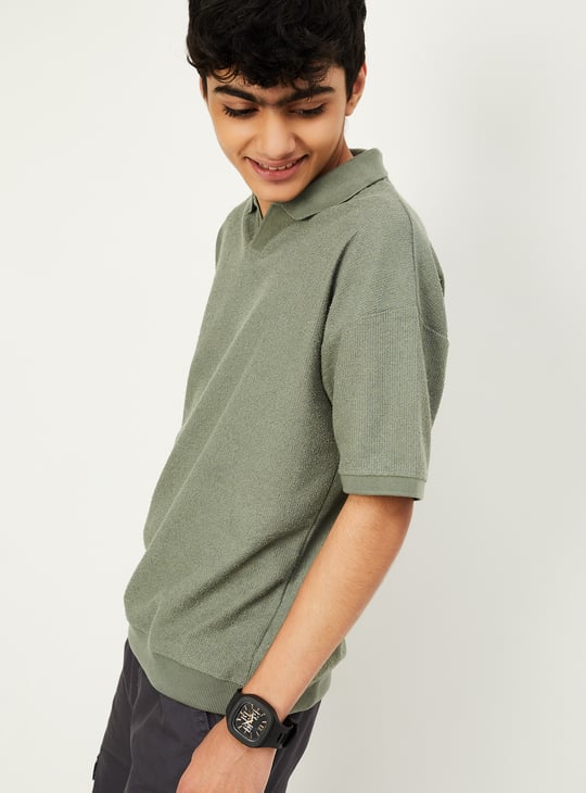 Boys Knit Polo T-shirt