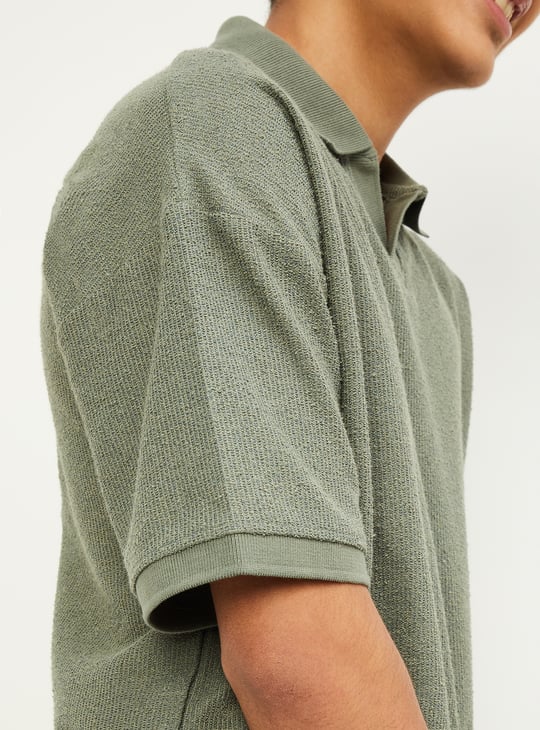 Boys Knit Polo T-shirt