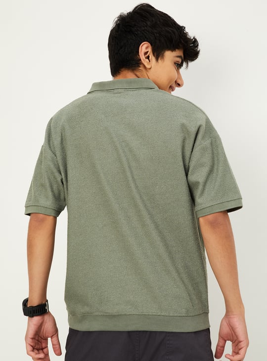 Boys Knit Polo T-shirt