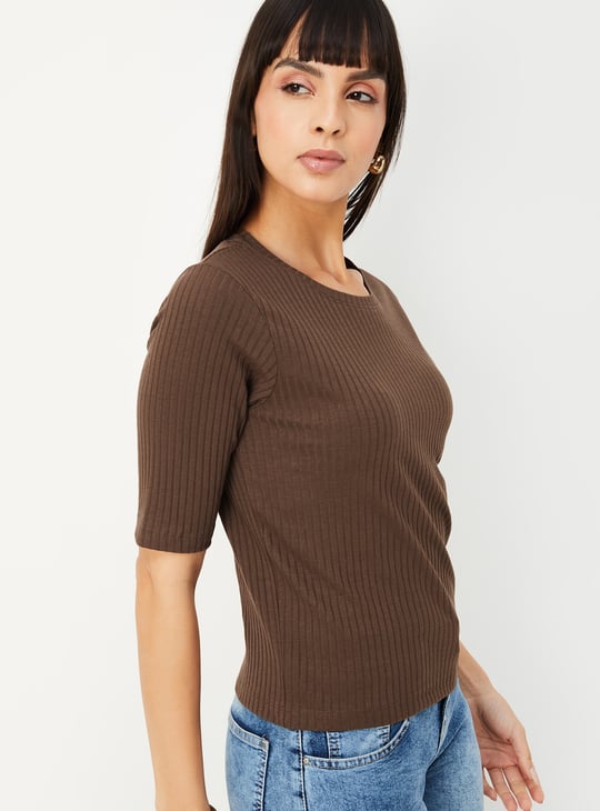 Women Ribbed T-shirt