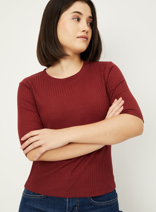Women Ribbed T-shirt
