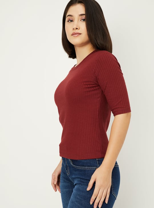 Women Ribbed T-shirt