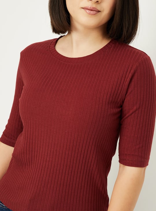 Women Ribbed T-shirt