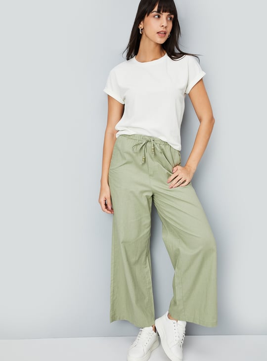 Women Ribbed Knit T-shirt