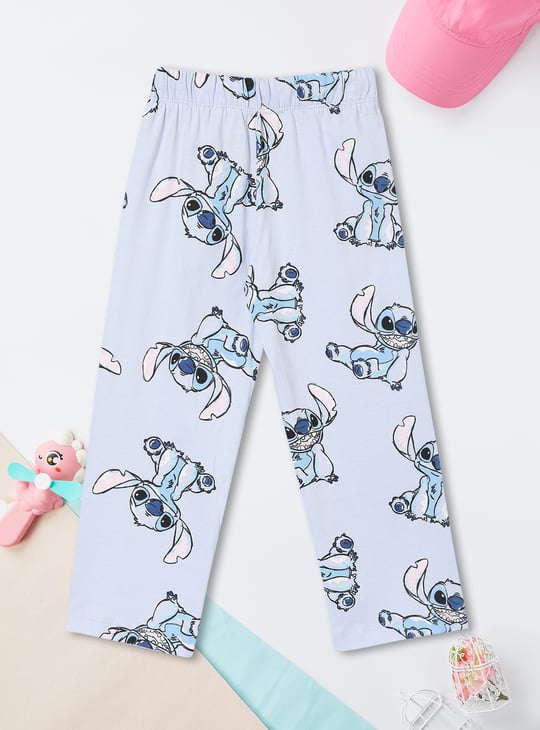 Girls Lilo & Stitch Print Pyjama Set