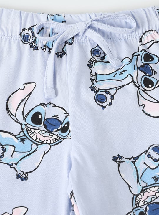 Girls Lilo & Stitch Print Pyjama Set