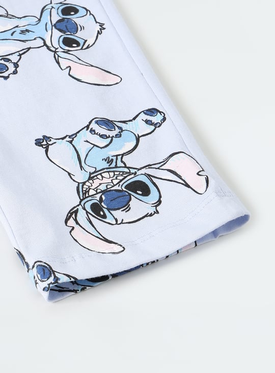 Girls Lilo & Stitch Print Pyjama Set