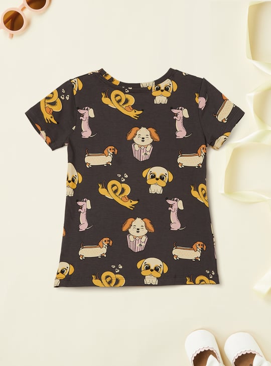 Girls Printed Sleepwear Set