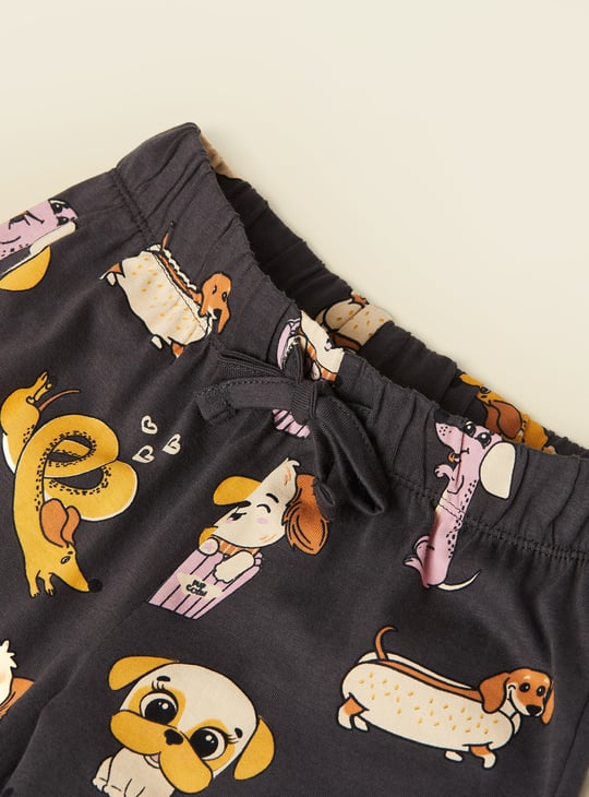 Girls Printed Sleepwear Set