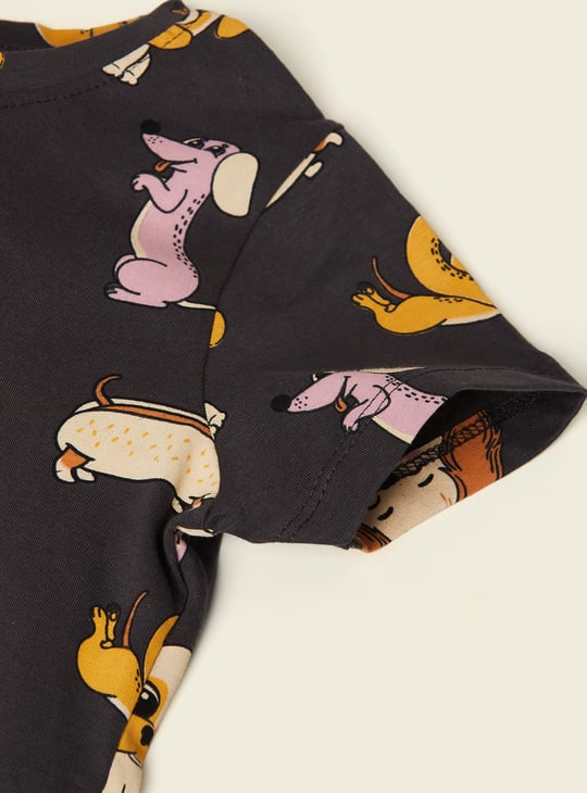 Girls Printed Sleepwear Set