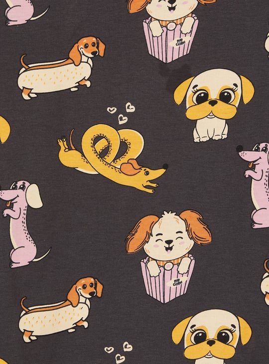 Girls Printed Sleepwear Set