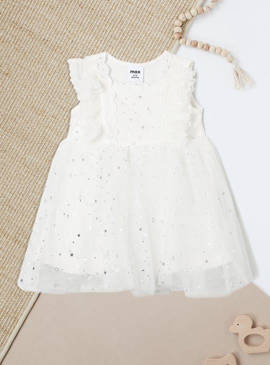 Girls Embellished Fit & Flare Dress