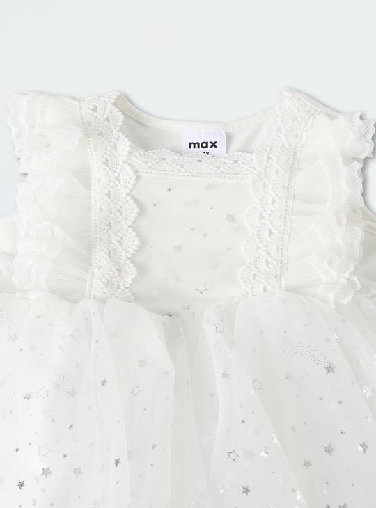 Girls Embellished Fit & Flare Dress