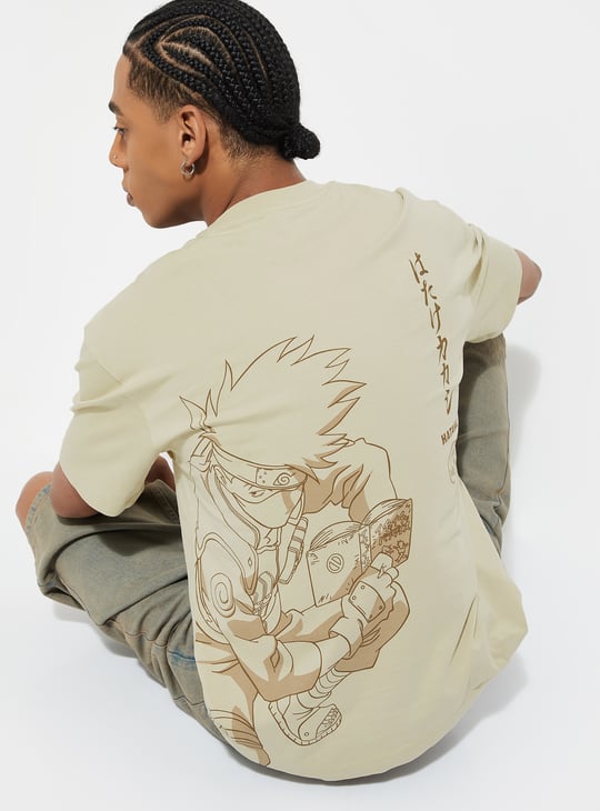 URB_N Men Kakashi Printed T-shirt