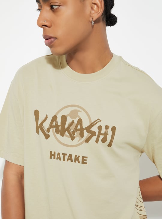 URB_N Men Kakashi Printed T-shirt