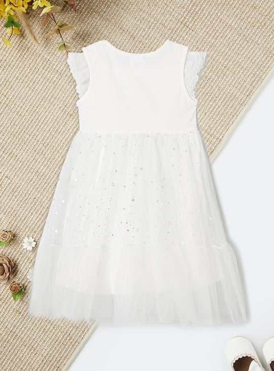 Girls Embellished Fit and Flare Dress