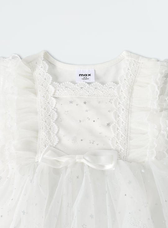 Girls Embellished Fit and Flare Dress
