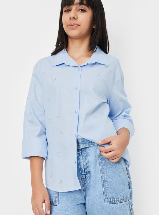 Girls Embellished Shirt